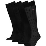 Tommy Hilfiger kratke nogavice Th Men Kneehigh 4P Tin Giftbox Črna | Shoptok.si