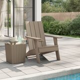 vidaXL Vrtni stol adirondack svetlo rjav 75x88,5x89,5 cm polipropilen Cene