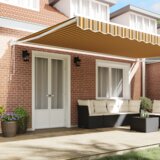vidaXL Skrovita tenda Višebojna 500x300 cm Tkanina | shoptok.hr