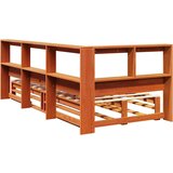  Krevet s regalom za knjige bez madraca 75 x 190 cm od borovine | shoptok.hr