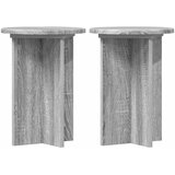  Stalak za biljke 2 pcs Siva sonoma Ø29,5 x 40 cm | shoptok.hr