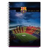  Zvezek s špiralo A4 mali karo, trde platnice, FC Barcelona Cene