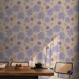  Tapeta - Floating Flowers - Tiny - wind-borne flowers in three colors - on a light background. 50x1000 | shoptok.hr