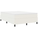  Krevetna platforma Krema 140 x 200 cm Kordura tekstil | shoptok.hr