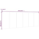  Uzglavlje za krevet siva boja betona 240 x 1,5 x 80 cm drveno | shoptok.hr