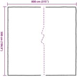 CERADA s rupama *Transparent*an 5 x 8 m Polietilen - 5 x 8 m | shoptok.hr