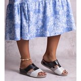 D/CEO Black sandals on a block heel Millo | Shoptok.si