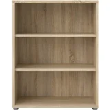 Modularna biblioteka u dekoru hrasta u prirodnoj boji 89x113 cm Prima –