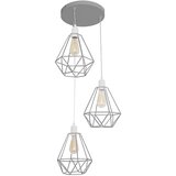  Luster KARO 3xE27/15W/230V siva | Eponuda.com