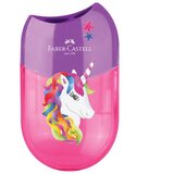 ŠILJILO PVC S PVC KUTIJOM 2 RUPE UNICORN FABER CASTELL 183553 SORTIRANO Cene