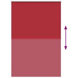 Rolo zavjesa Blackout crvena 165x210 cm Širina tkanine 161 6 cm | shoptok.hr