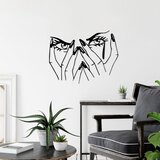 Wallity Zidna dekoracija Woman Eyes, 54 x 70 cm, Crna | ePonuda.com