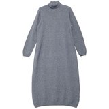 Crochè Dolge obleke CR07479 Siva | Shoptok.si