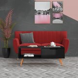  Stolić za kavu sjajni crni 100 x 49,5 x 43 cm konstruirano drvo | Eponuda.com