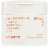 Green Tea Vitamin C Brightening Toner Pads blazinice natopljene tonerom za sjaj i hidrataciju 60 kom