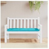 vidaXL Blazina za vrtno klop turkizna 120x50x7 cm blago | Shoptok.si