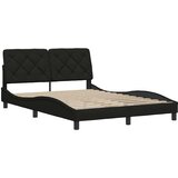  Okvir za krevet bez madraca crni 140x200 cm od tkanine | shoptok.hr
