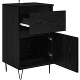 vidaXL Strani šal Črni hrast 35 x 40 x 70 cm Konstruiran les | Shoptok.si