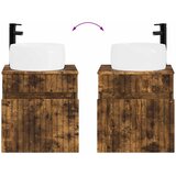  Umivaonik s policom za zid Dimljeni hrast 49 x 44,5 x 66 cm | shoptok.hr