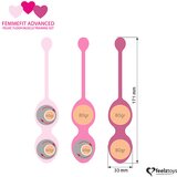 Feelztoys komplet za vježbanje mišića dna zdjelice - FemmeFit, 3 kom | shoptok.hr