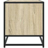 vidaXL TV omarica sonoma hrast 120,5x40x46 cm inženirski les in kovina | Shoptok.si