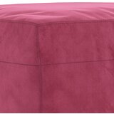  3-dijelni set sofa s jastucima crvena boja vina baršunasti | shoptok.hr