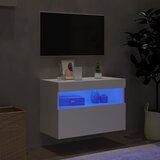  Zidni TV ormarić s LED svjetlima bijeli 60x30x40 cm | Eponuda.ba