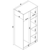 Hanah home ormar boje drveta kardelen 1600 122 | ePonuda.com