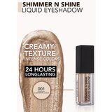 Flormar Shimmer & Shine Liquid Shadow tekuće sjenilo za oči sa šljokicama nijansa 01 Cashmere Gold 4,5 ml | shoptok.hr