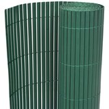 Dvostrana vrtna ograda PVC 90 x 500 cm zelena | shoptok.hr