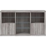  Komoda s LED svjetlima boja sivog hrasta 181 5x37x100 cm | shoptok.hr