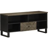 Furnova TV omarica črna 100x33x46 cm trden mangov les, (21922586) Cene