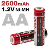 Nexus Polnilna baterija AA LR6 2600 mAh 2 kosa Cene
