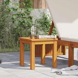  Bocni stol Prirodna nafta 35 x 35 x 34 cm Čvrsto drvo akacije | shoptok.hr