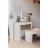 Leitmotiv Bež metalni pomoćni stol 40x100 cm Estriado – | shoptok.hr