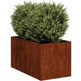  Sadilica boja hrđe 40x80x40 cm od pohabanog čelika | shoptok.hr