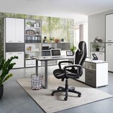 Mömax Kotna Pisalna Miza Keflavik, Siva, Bela | Shoptok.si