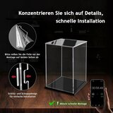 JUJOMAT akrilna vitrina za zbirateljske predmete 30 × 20 × 20 cm | Shoptok.si