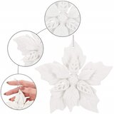  Božićni ukras visine 12 cm u bijeloj boji | shoptok.hr
