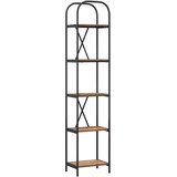 vidaXL Polica Staro drvo 40 x 30 x 183 cm Konstruirano drvo | shoptok.hr