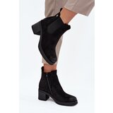 Boto Women's ankle boots on heel lined black Zelia | shoptok.hr