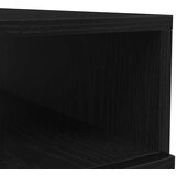  Klub stolić s LED svjetlima crni hrast 90x49x40 cm | Shoptok.si