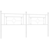  Metalno zamjensko uzglavlje bijelo 193 cm | shoptok.hr