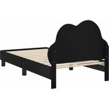 Krevet za djecu s uzglavljem Crna 80 x 160 cm PU | Eponuda.ba