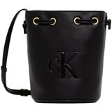 Calvin Klein Jeans Torbe za čez ramo BOLD CK SMALL BUCKET BAG LV04F3640G Črna Cene