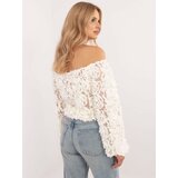 Italy Moda Blouse-MI-BZ-26158.20-ecru | Shoptok.si