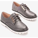 Gemre Black Shiny Children's Oxford Shoes Runa | ePonuda.com
