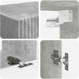  Set TV komoda 5 pcs Betonski sivi Konstruirano drvo | shoptok.hr