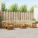  Set vanjskih sofa 11 kom. Prirodna i bež | shoptok.hr