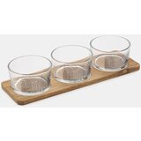 Sinsay Pladanj za posluživanje s tri zdjelice 4pack | shoptok.hr